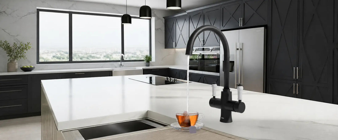 3-in-1 boiling water tap