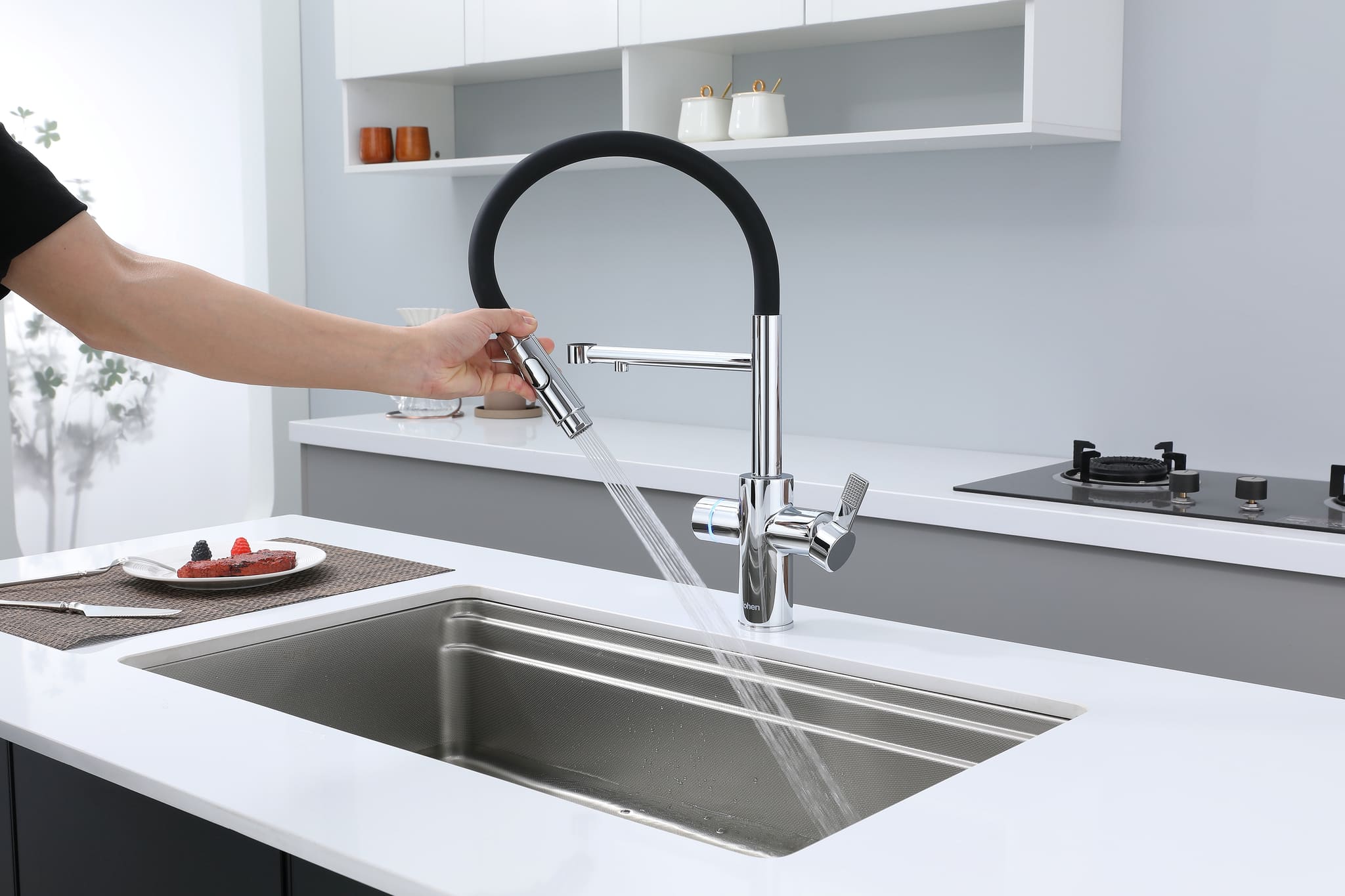 4-in-1 Fohen Flux Touch - Chrome