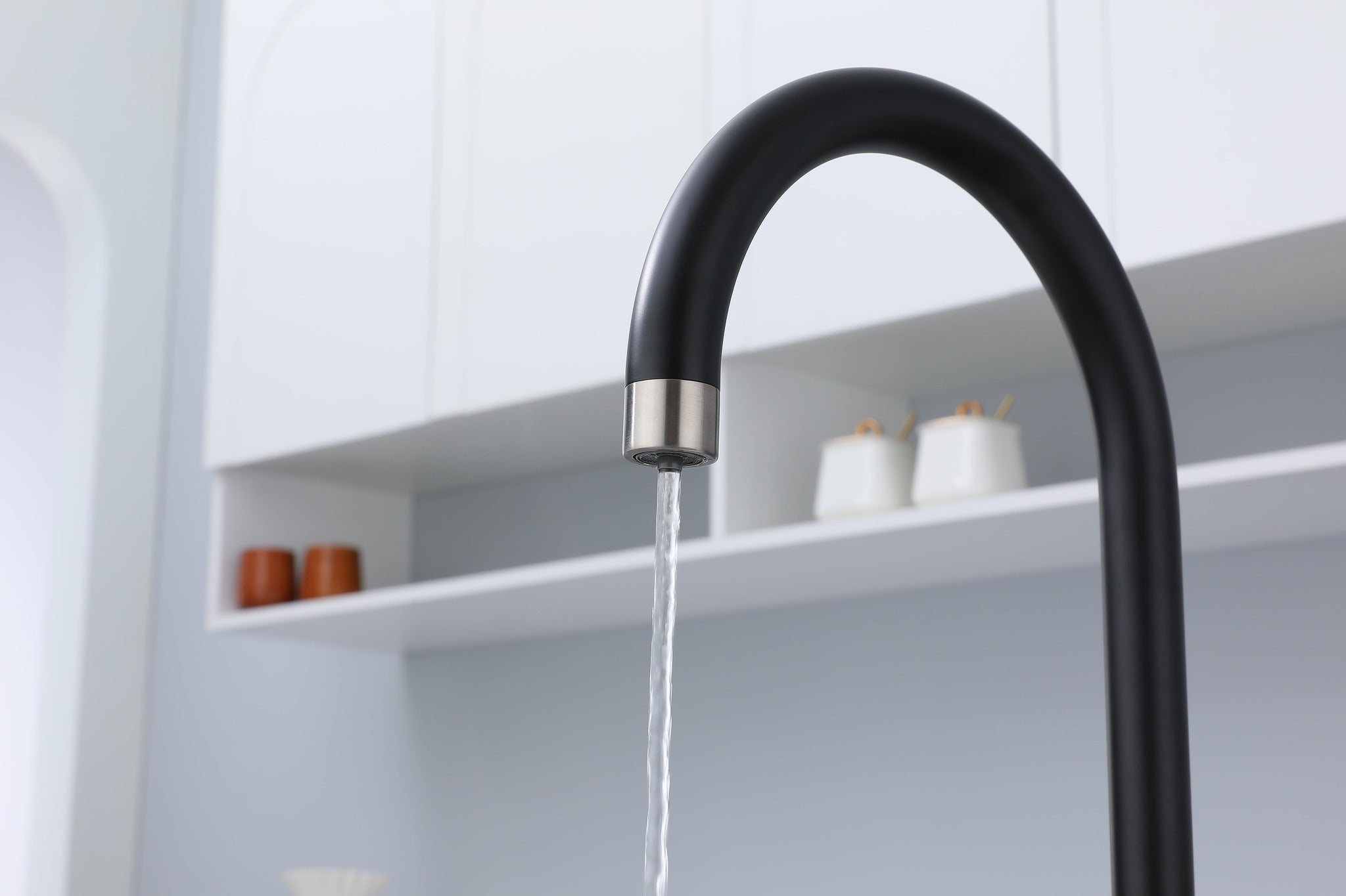 4-in-1 Fohen Fervente Touch - Matt Black with Nickel Accents