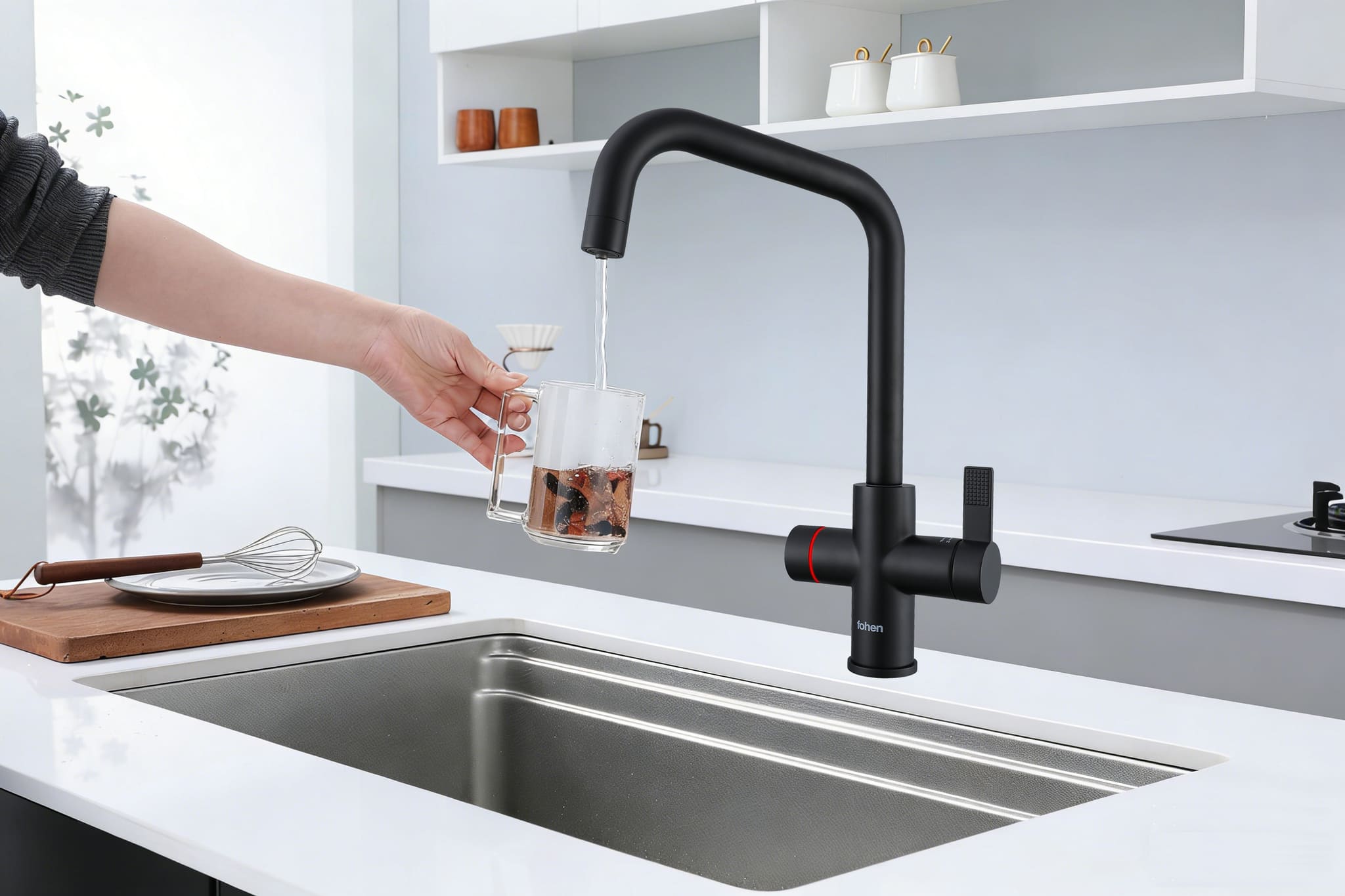 4-in-1 Fohen Fedina Touch - Matt Black