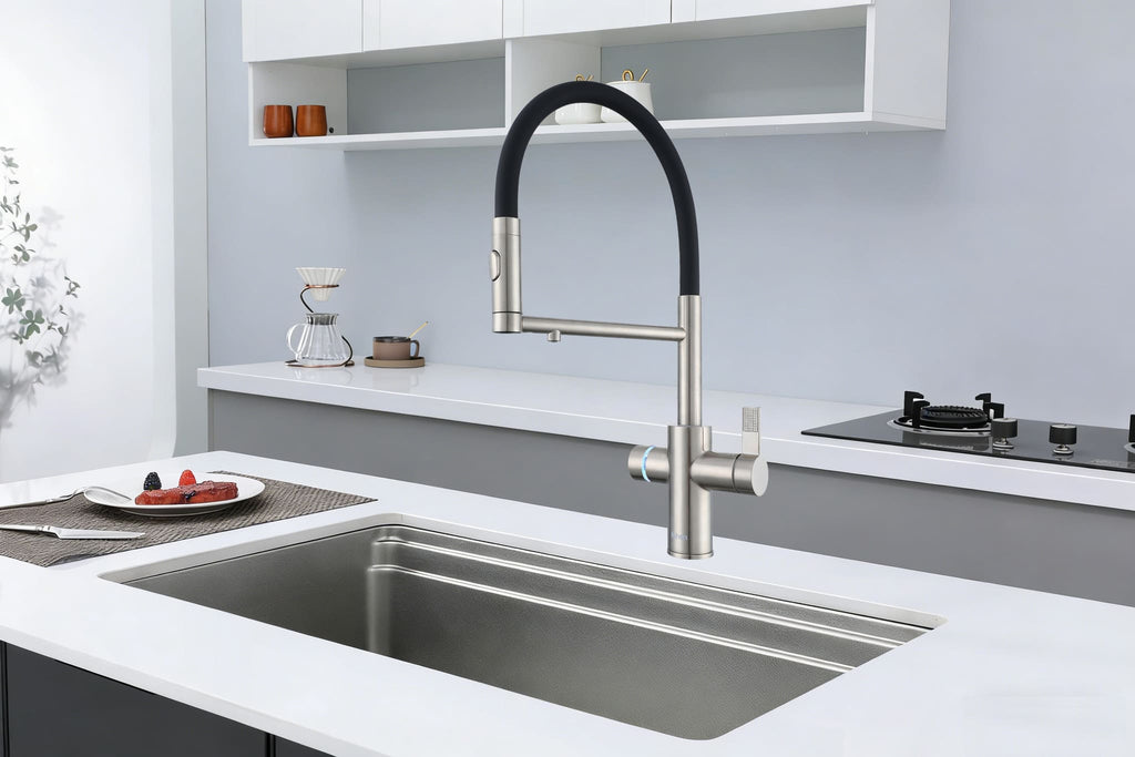 4-in-1 Fohen Flux Touch - Brushed Nickel