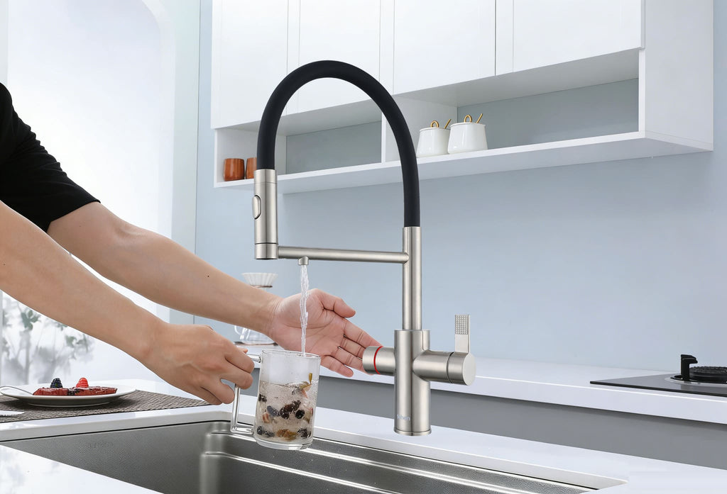 4-in-1 Fohen Flux Touch - Brushed Nickel