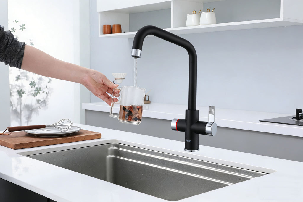 4-in-1 Fohen Fedina Touch - Matt Black & Chrome Accents