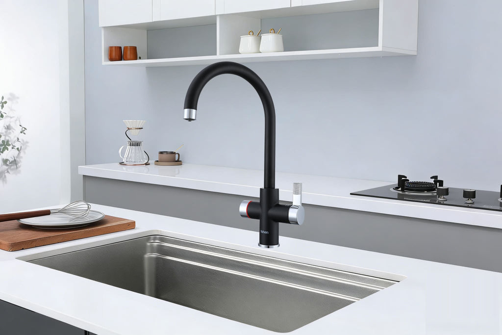 4-in-1 Fohen Fervente Touch - Matt Black with Chrome Accents