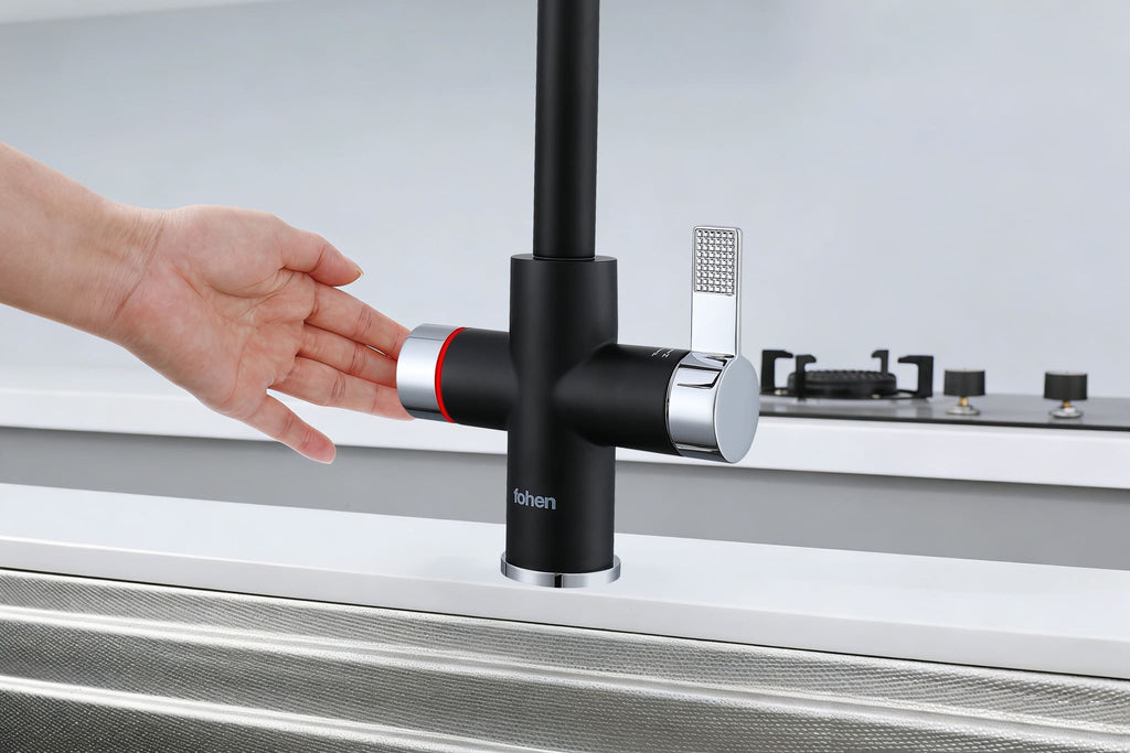 4-in-1 Fohen Fervente Touch - Matt Black with Chrome Accents