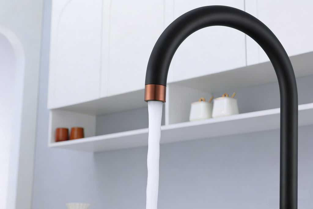 4-in-1 Fohen Fervente Touch - Matt Black with Rose Gold Accents