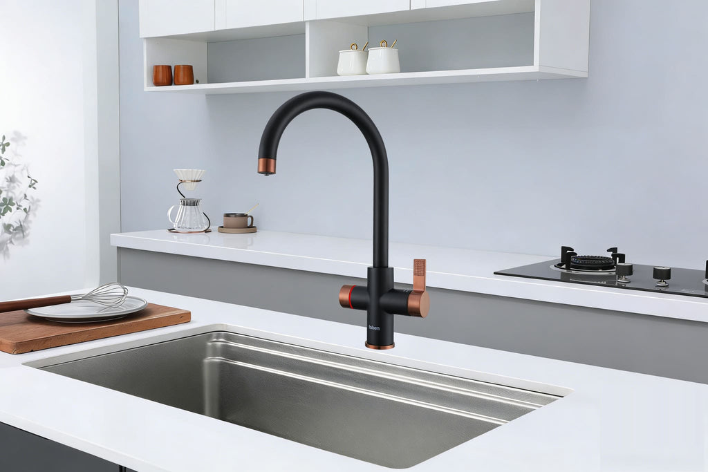 4-in-1 Fohen Fervente Touch - Matt Black with Rose Gold Accents