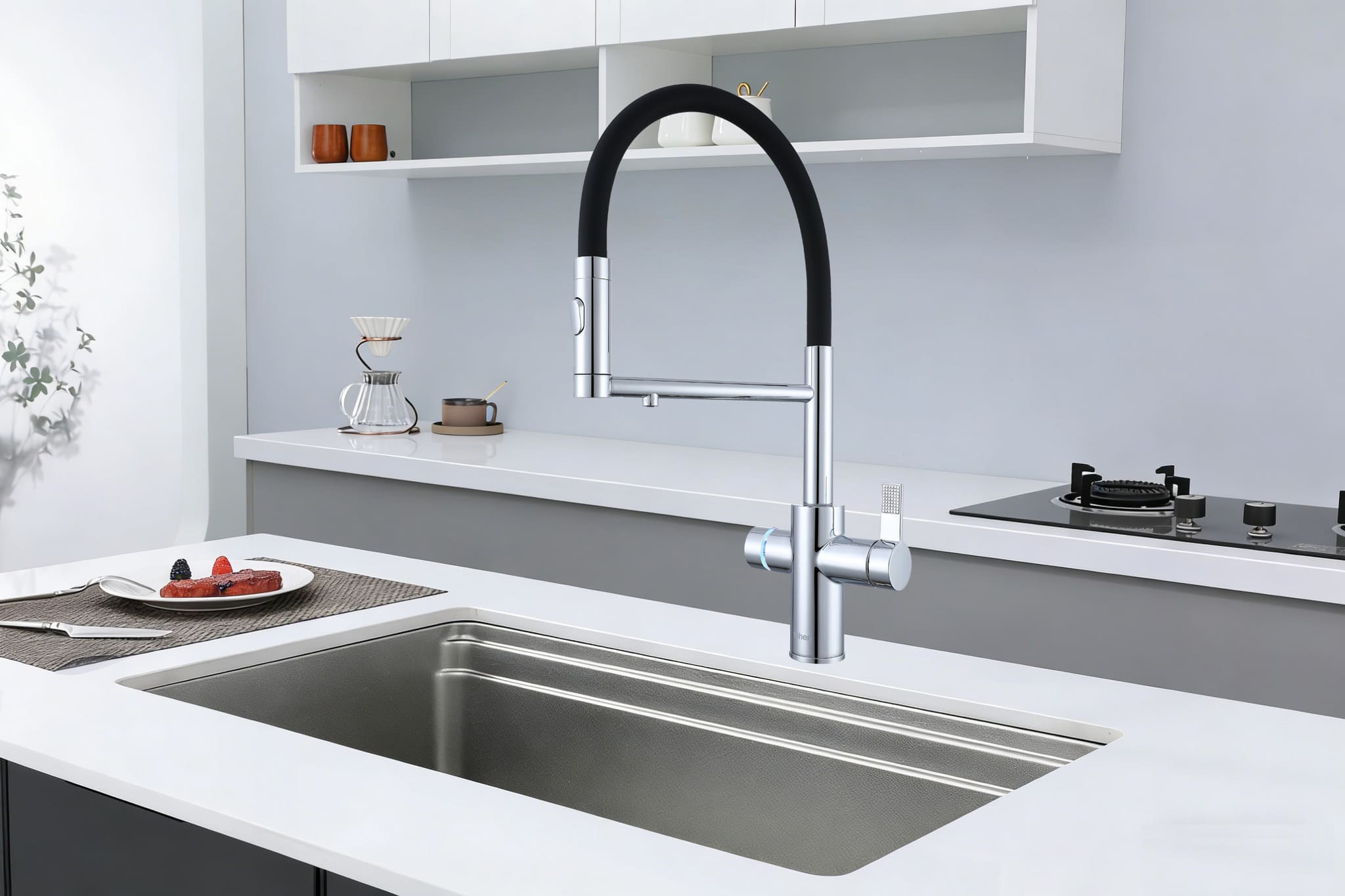 4-in-1 Fohen Flux Touch - Chrome