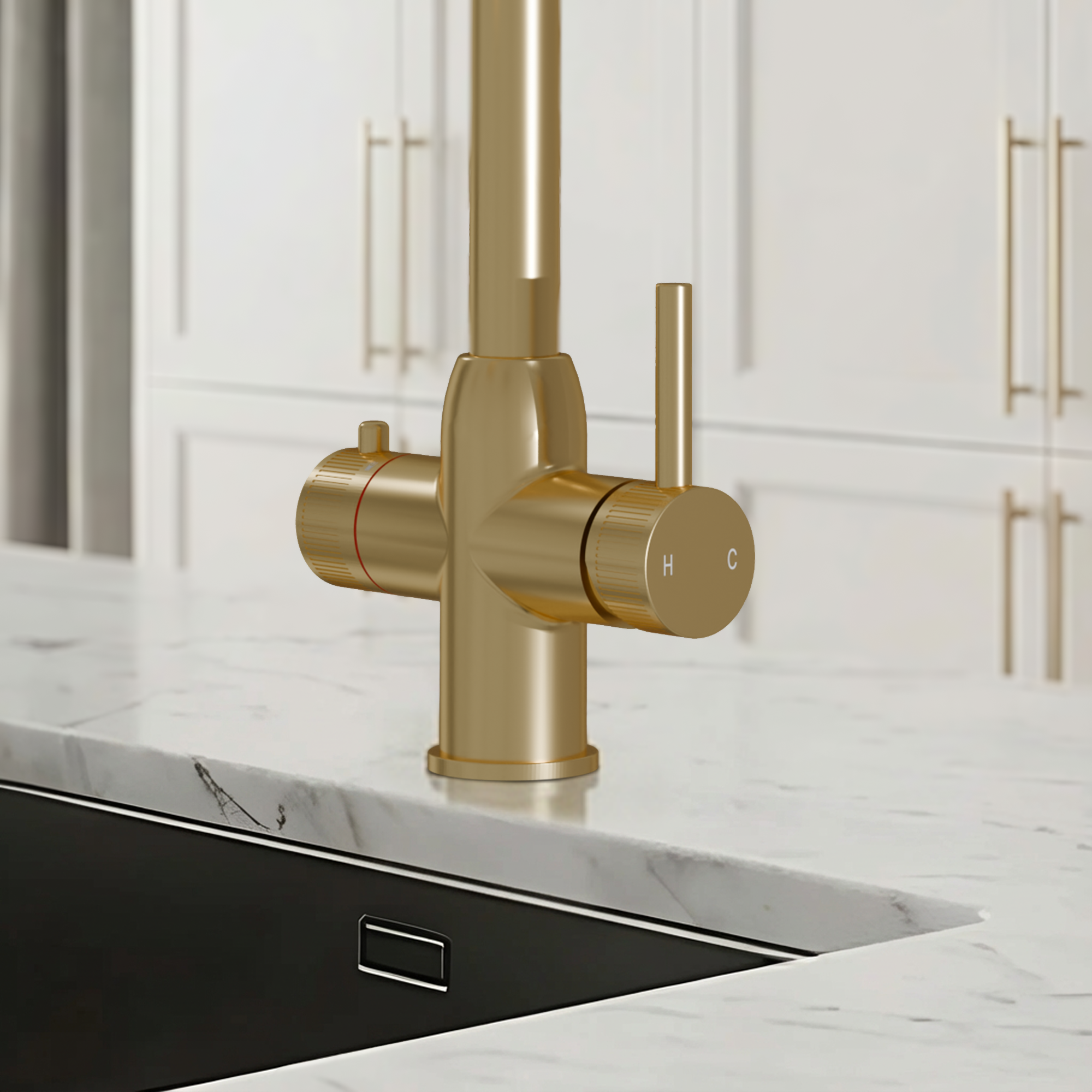 4-in-1 Fohen Enos+ - Brushed Brass