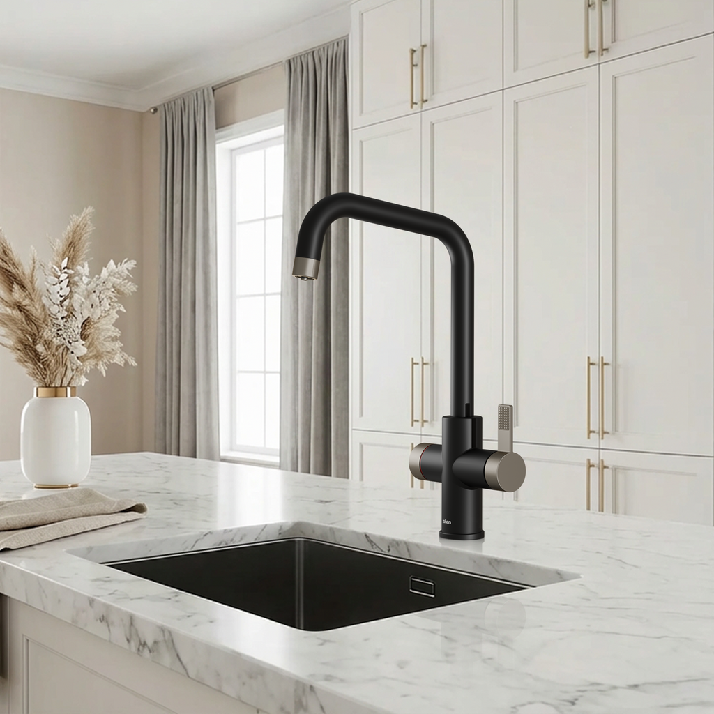 4-in-1 Fohen Fedina Touch - Matt Black & Nickel Accents