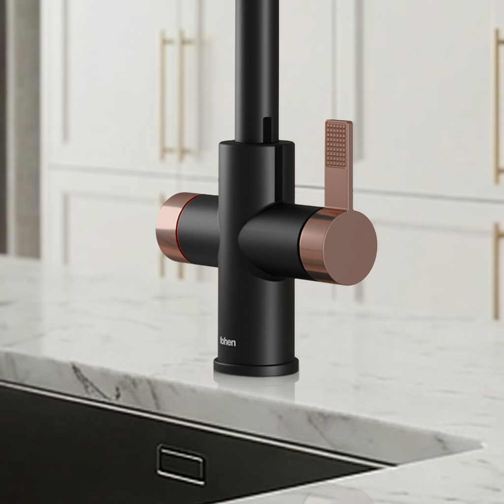 4-in-1 Fohen Fedina Touch - Matt Black & Rose Gold Accents