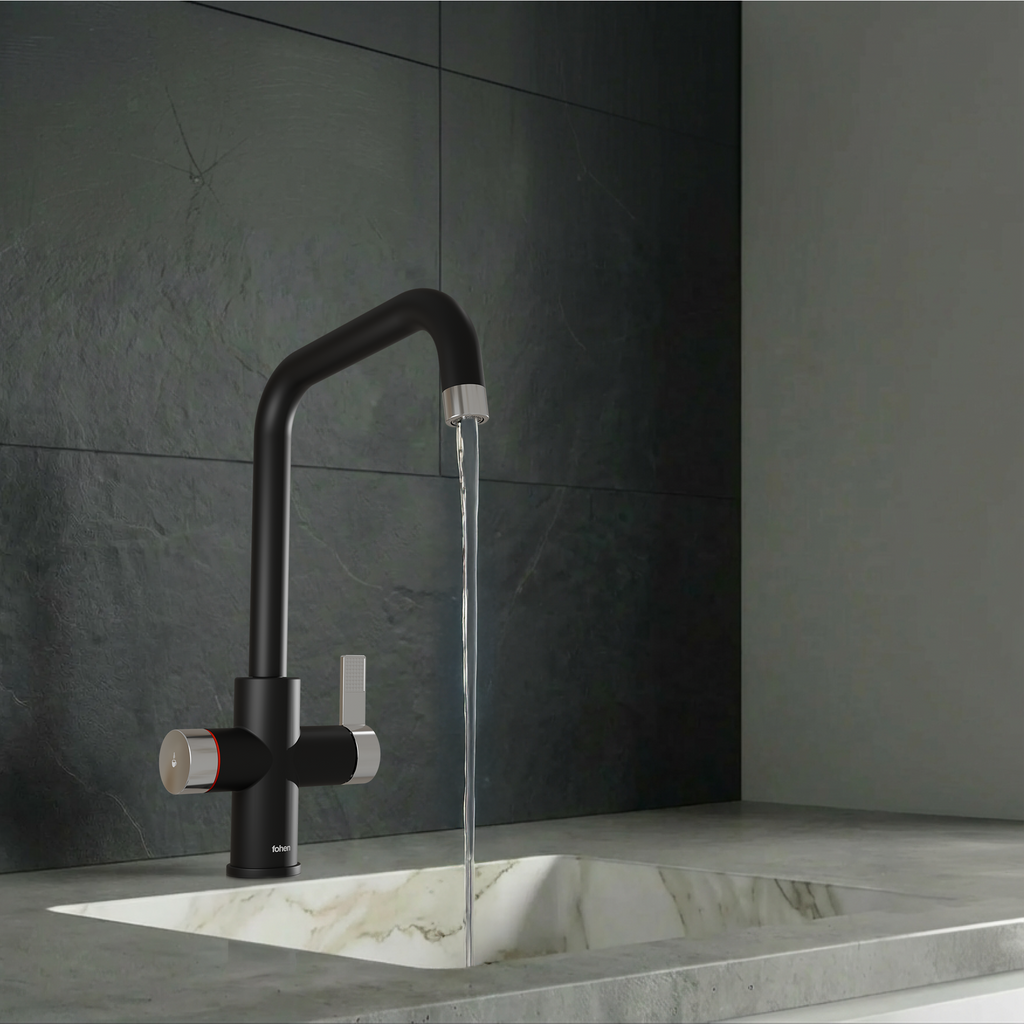 4-in-1 Fohen Fedina Touch - Matt Black & Chrome Accents