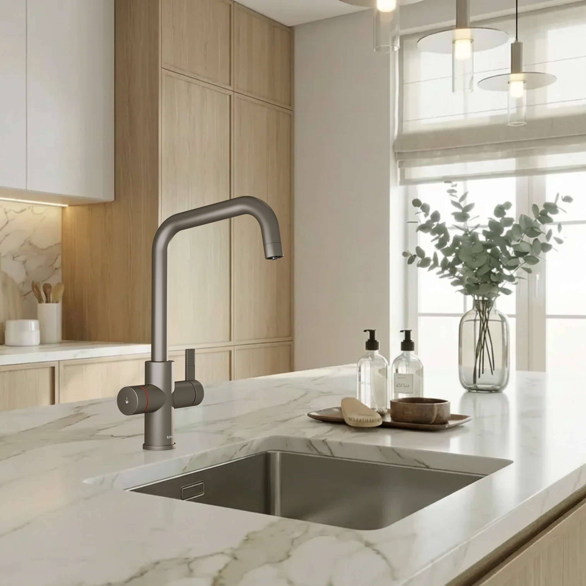 4-in-1 Fohen Fedina Touch - Brushed Nickel