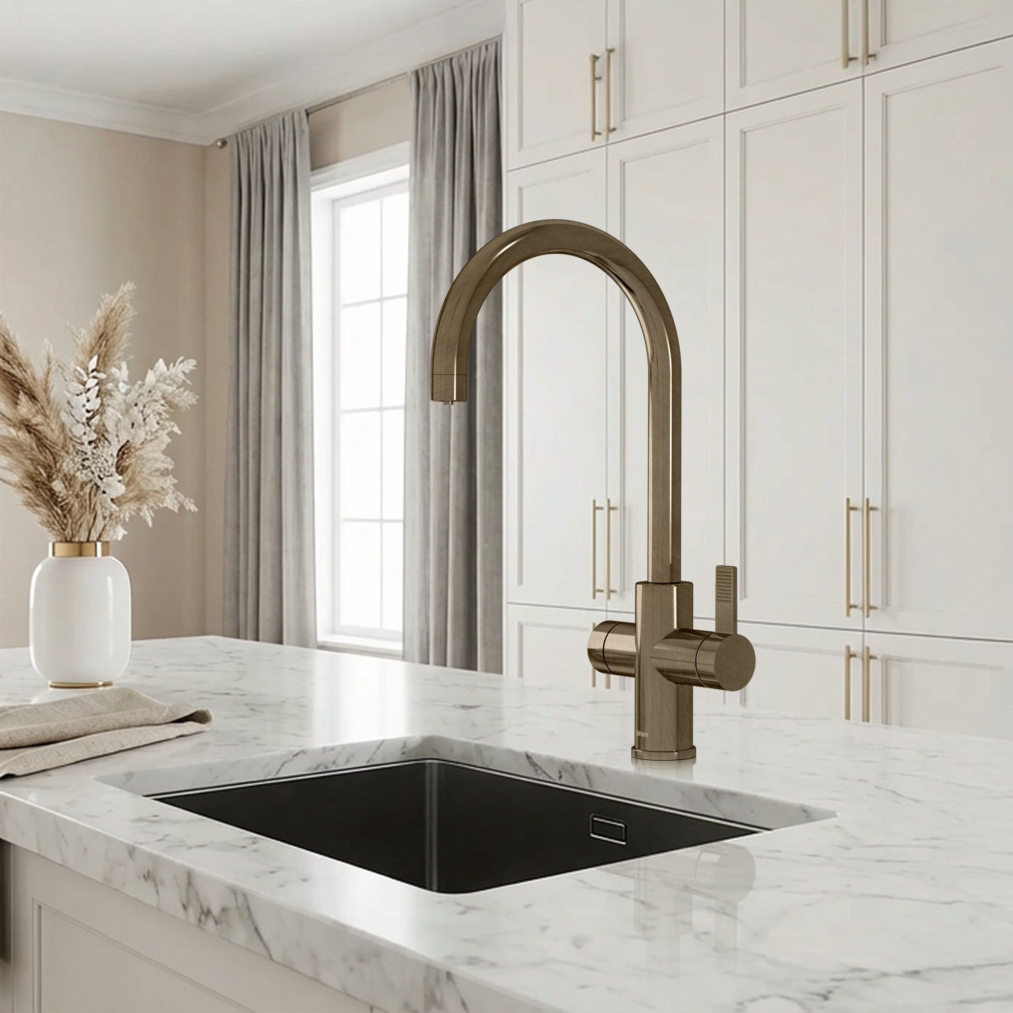 4-in-1 Fohen Fervente Touch - Patinated Brass