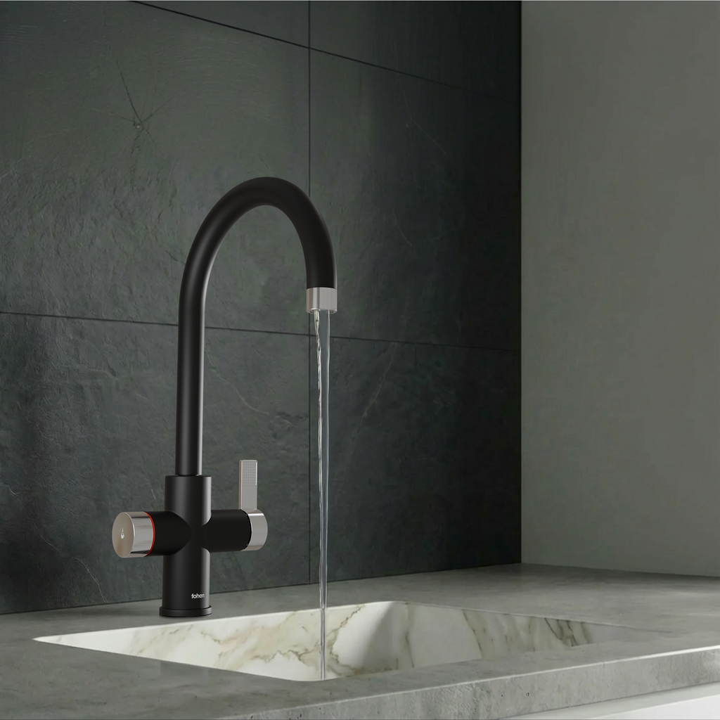 4-in-1 Fohen Fervente Touch - Matt Black with Chrome Accents