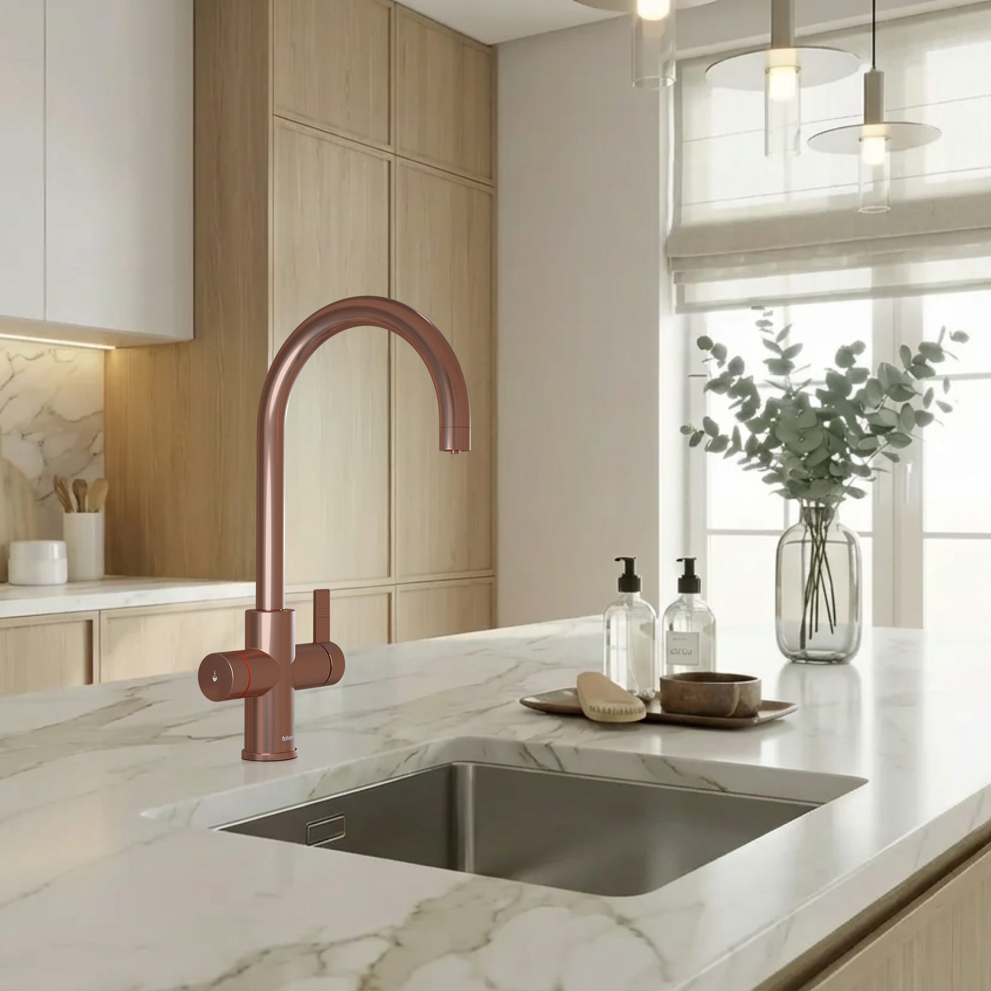 4-in-1 Fohen Fervente Touch - Rose Gold