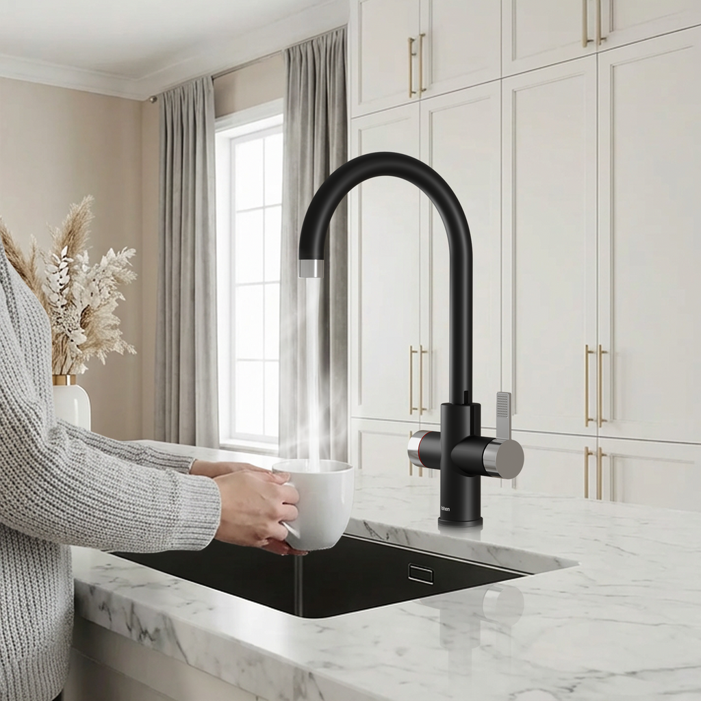 4-in-1 Fohen Fervente Touch - Matt Black with Chrome Accents