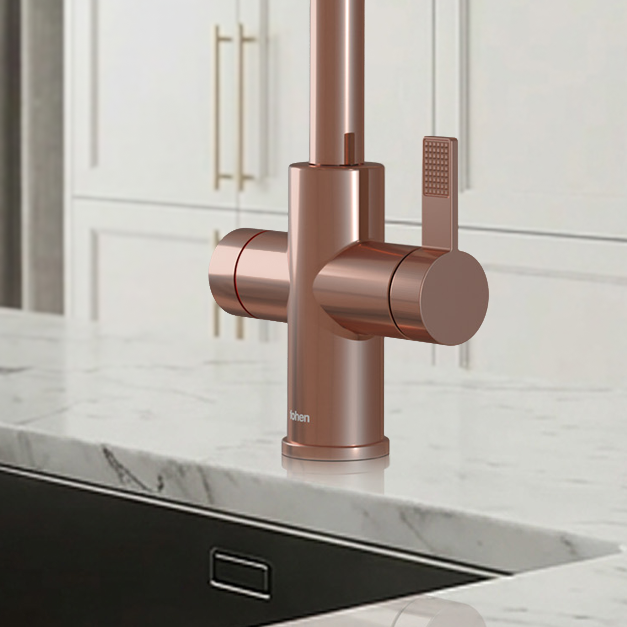 4-in-1 Fohen Fervente Touch - Rose Gold