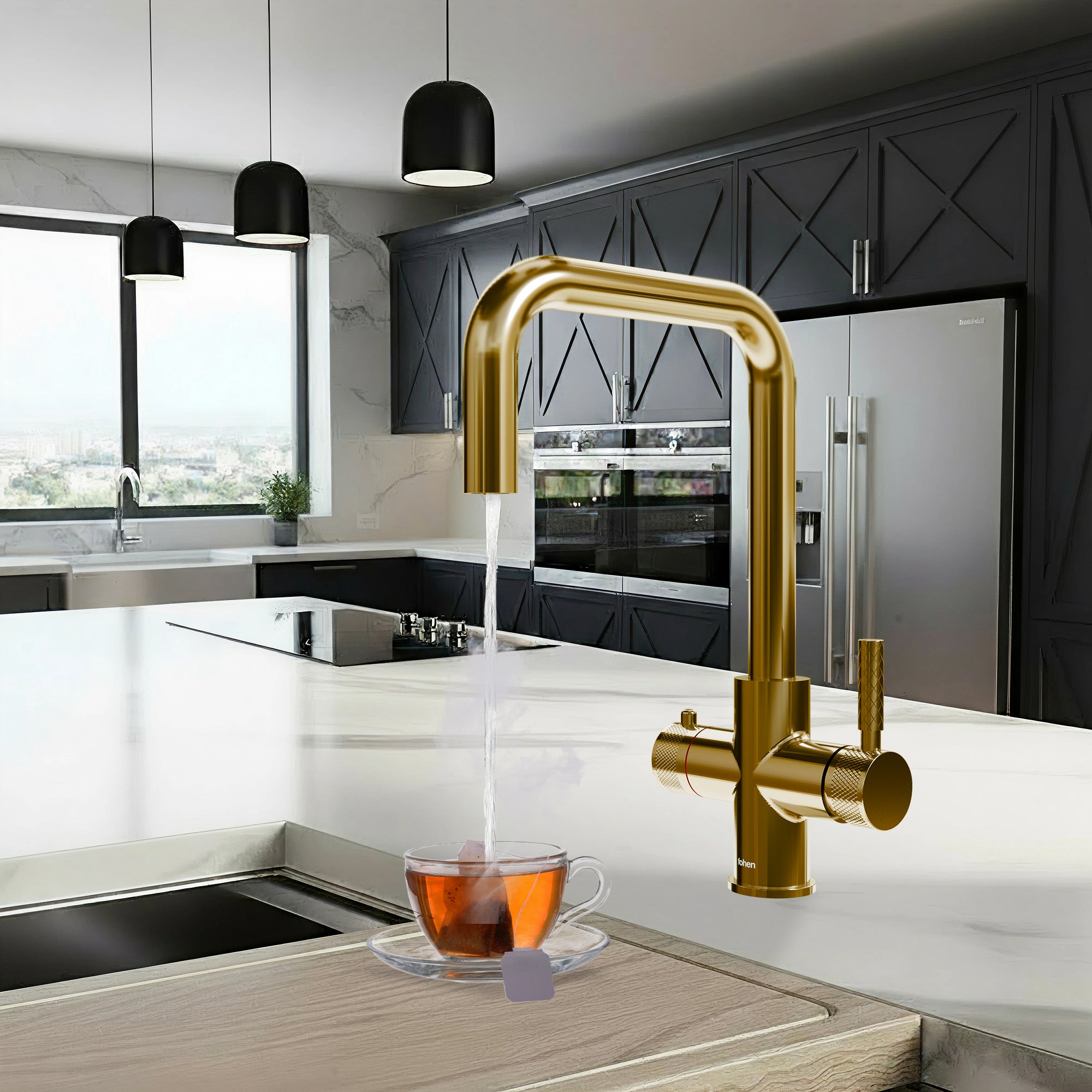 4-in-1 Fohen Focetti Pro - Brushed Zirconium Gold