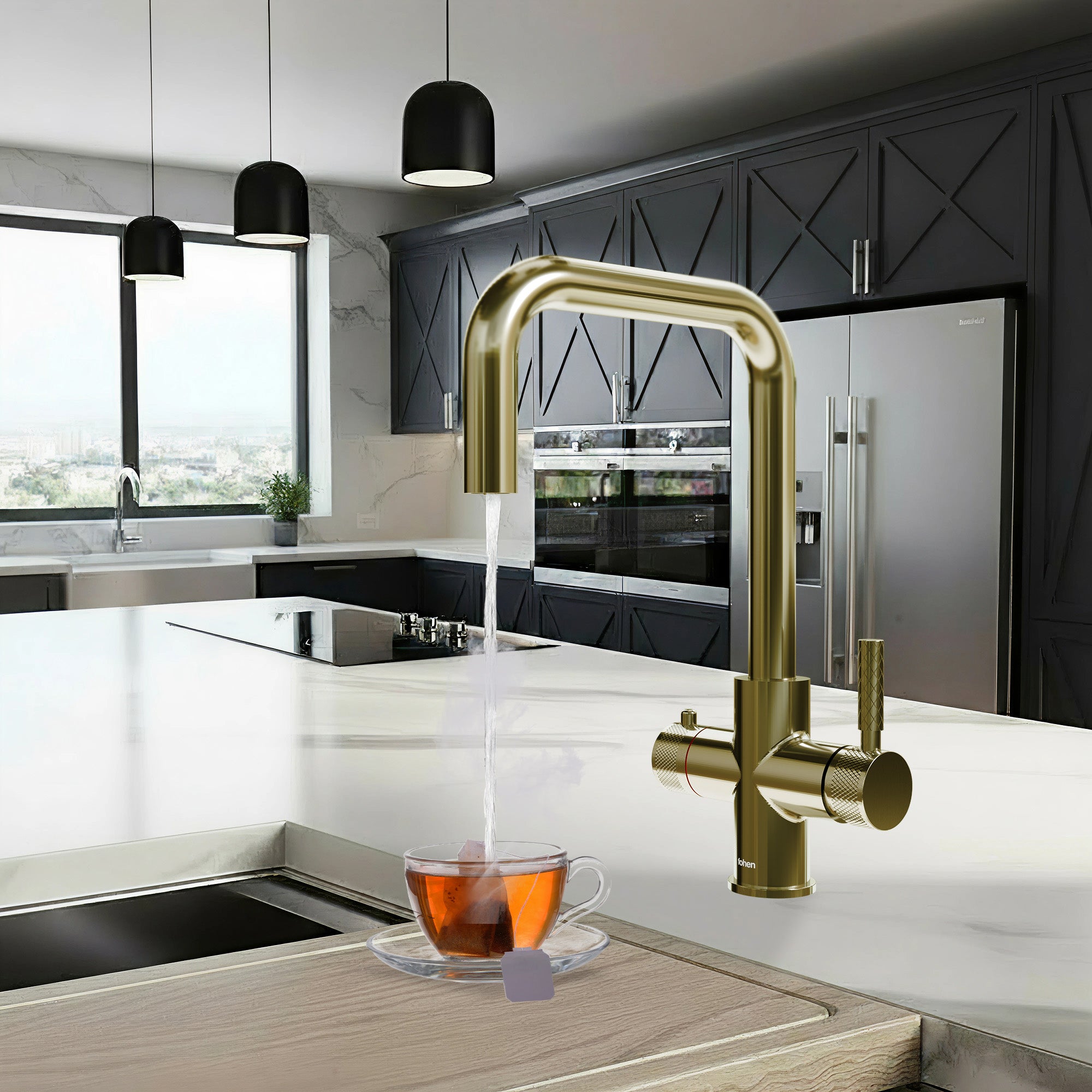 4-in-1 Fohen Focetti Pro - Champagne Gold
