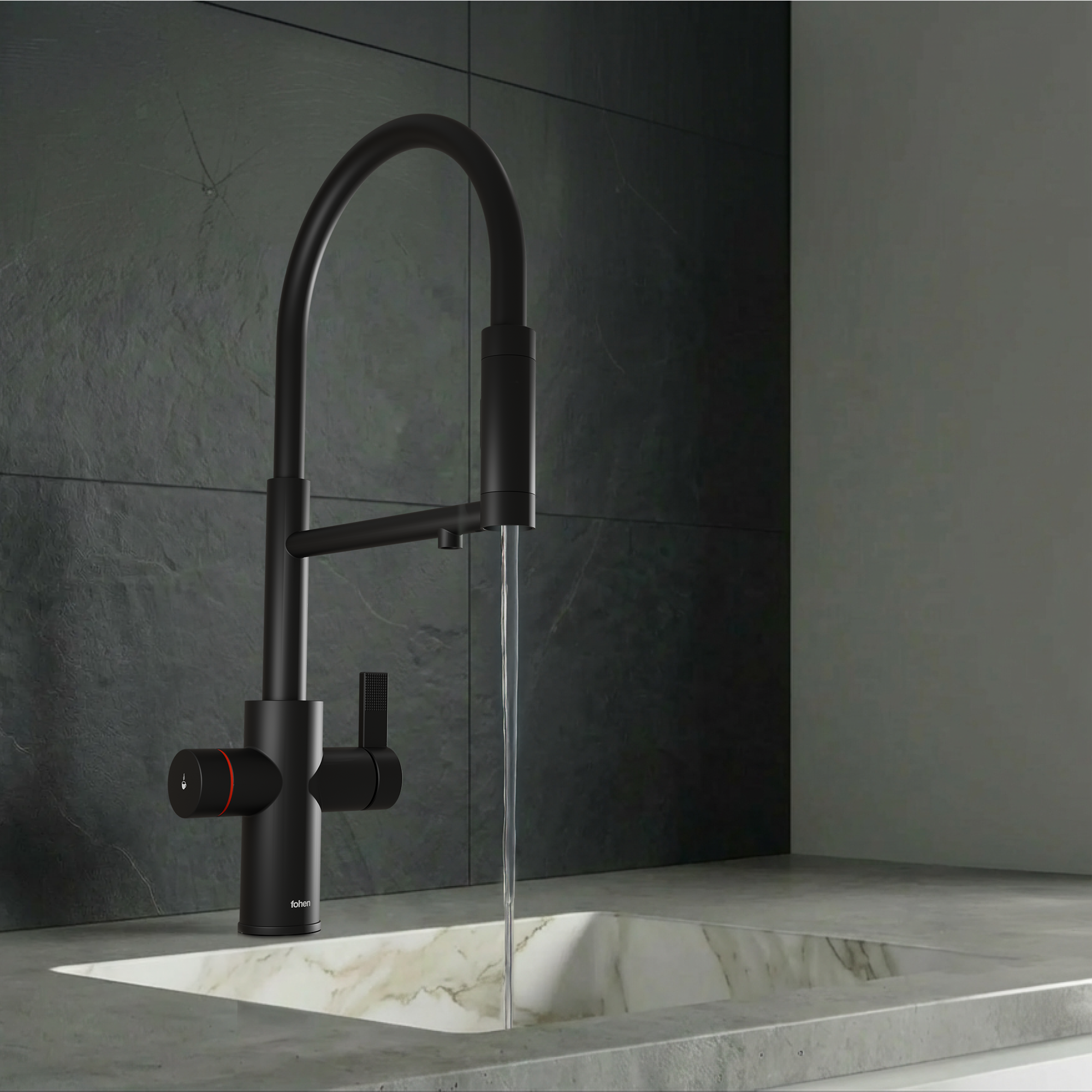 4-in-1 Fohen Flux Touch - Matt Black