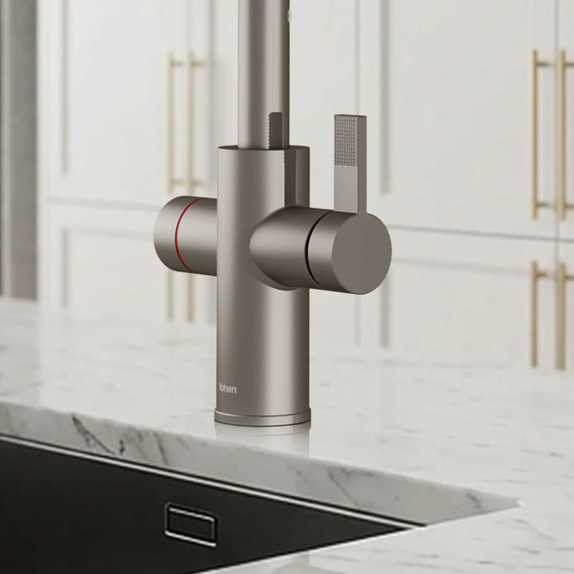 4-in-1 Fohen Flux Touch - Brushed Nickel