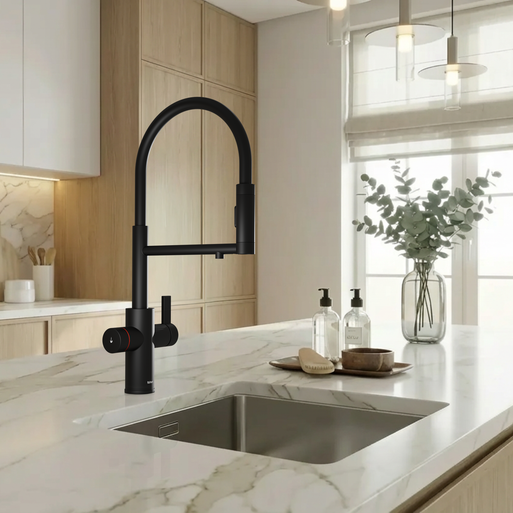 4-in-1 Fohen Flux Touch - Matt Black