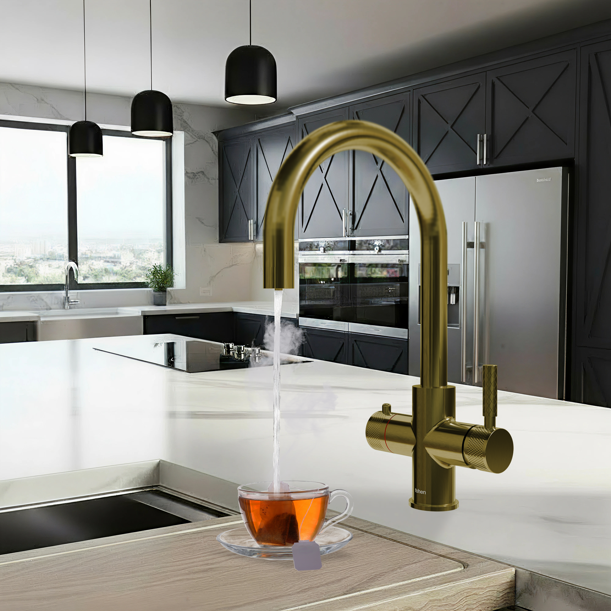 4-in-1 Fohen Flagro Pro - Champagne Gold