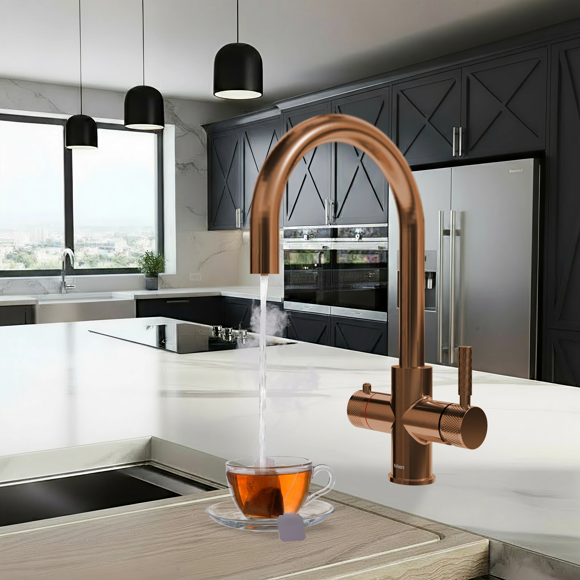 4-in-1 Fohen Flagro Pro - Rose Gold