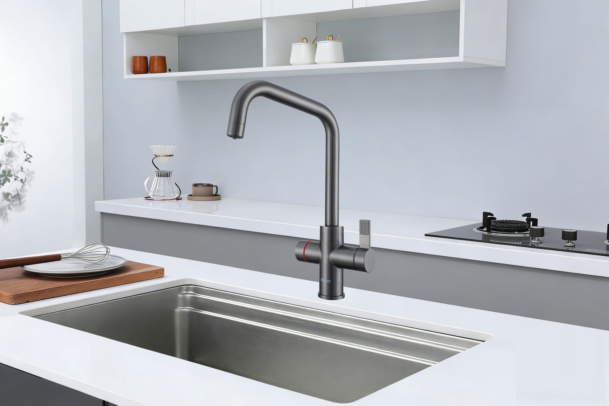 4-in-1 Fohen Fedina Touch - Brushed Gunmetal