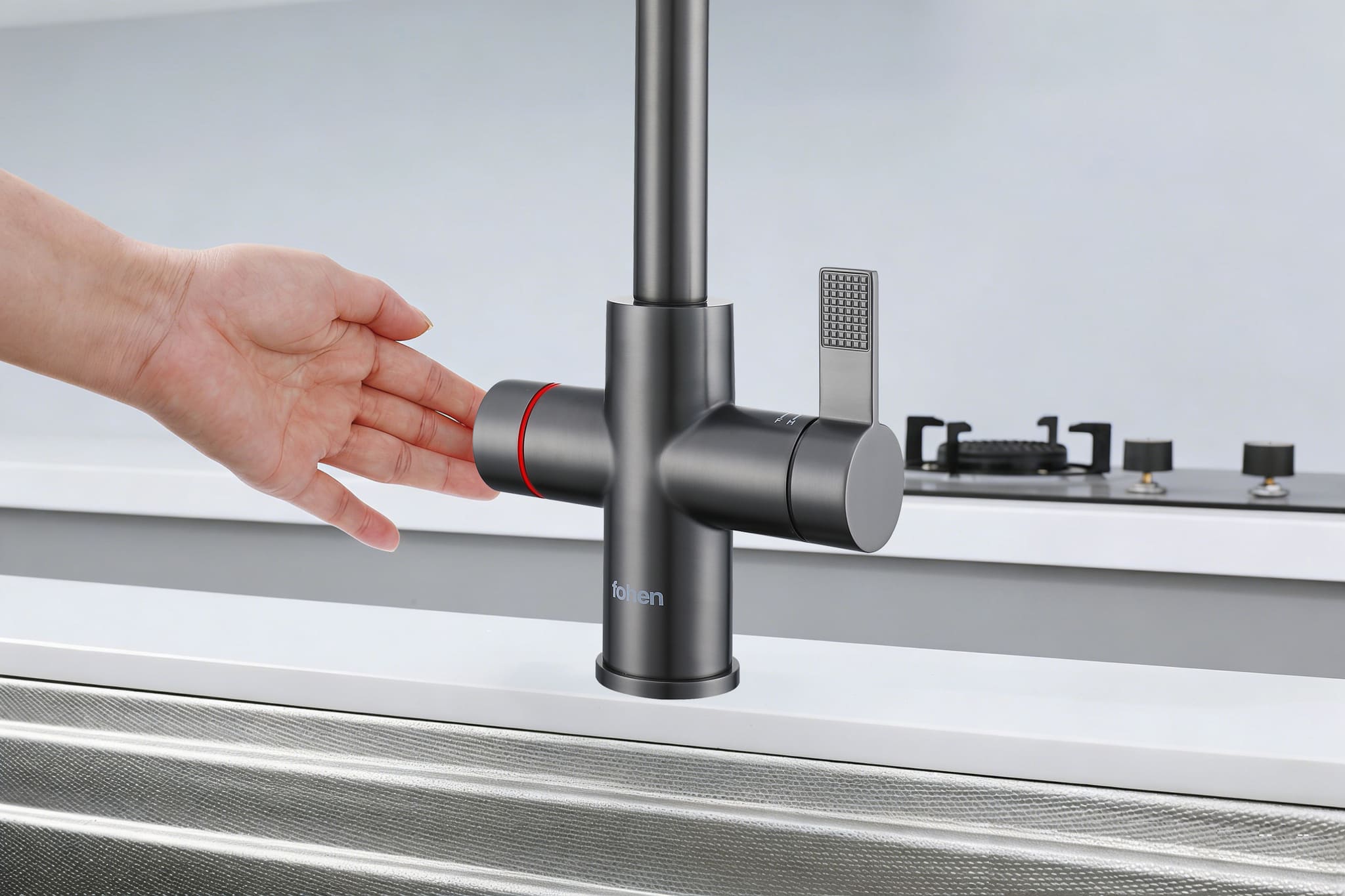4-in-1 Fohen Fedina Touch - Brushed Gunmetal