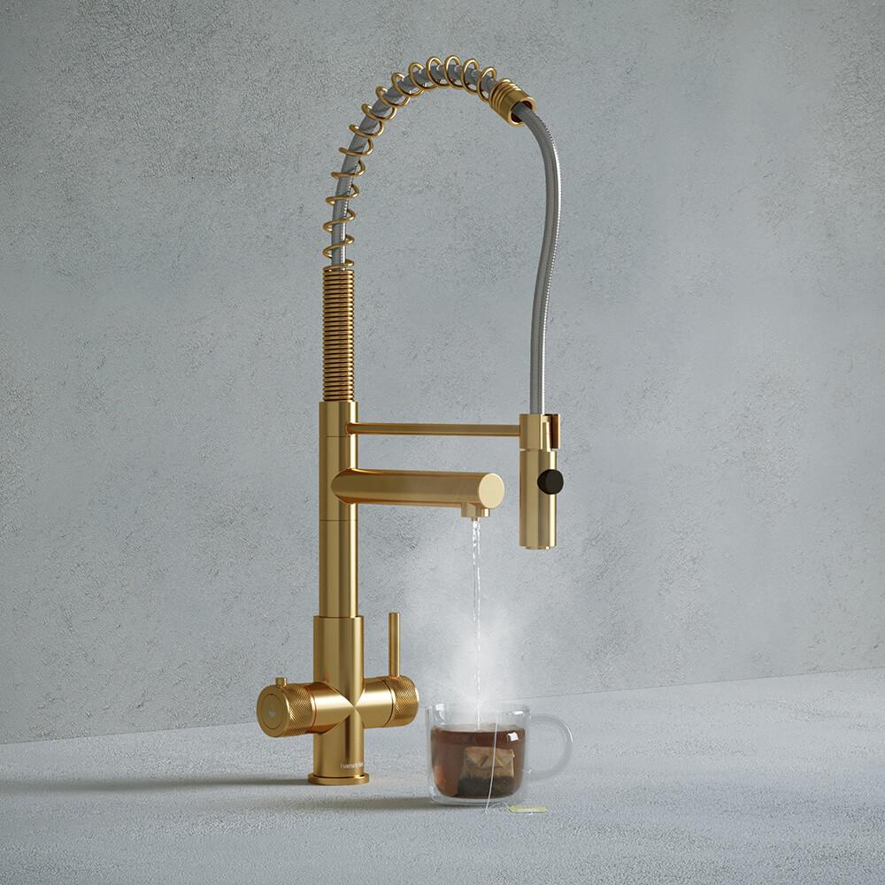 3-in-1 Hanström Aran Touch - Brushed Gold
