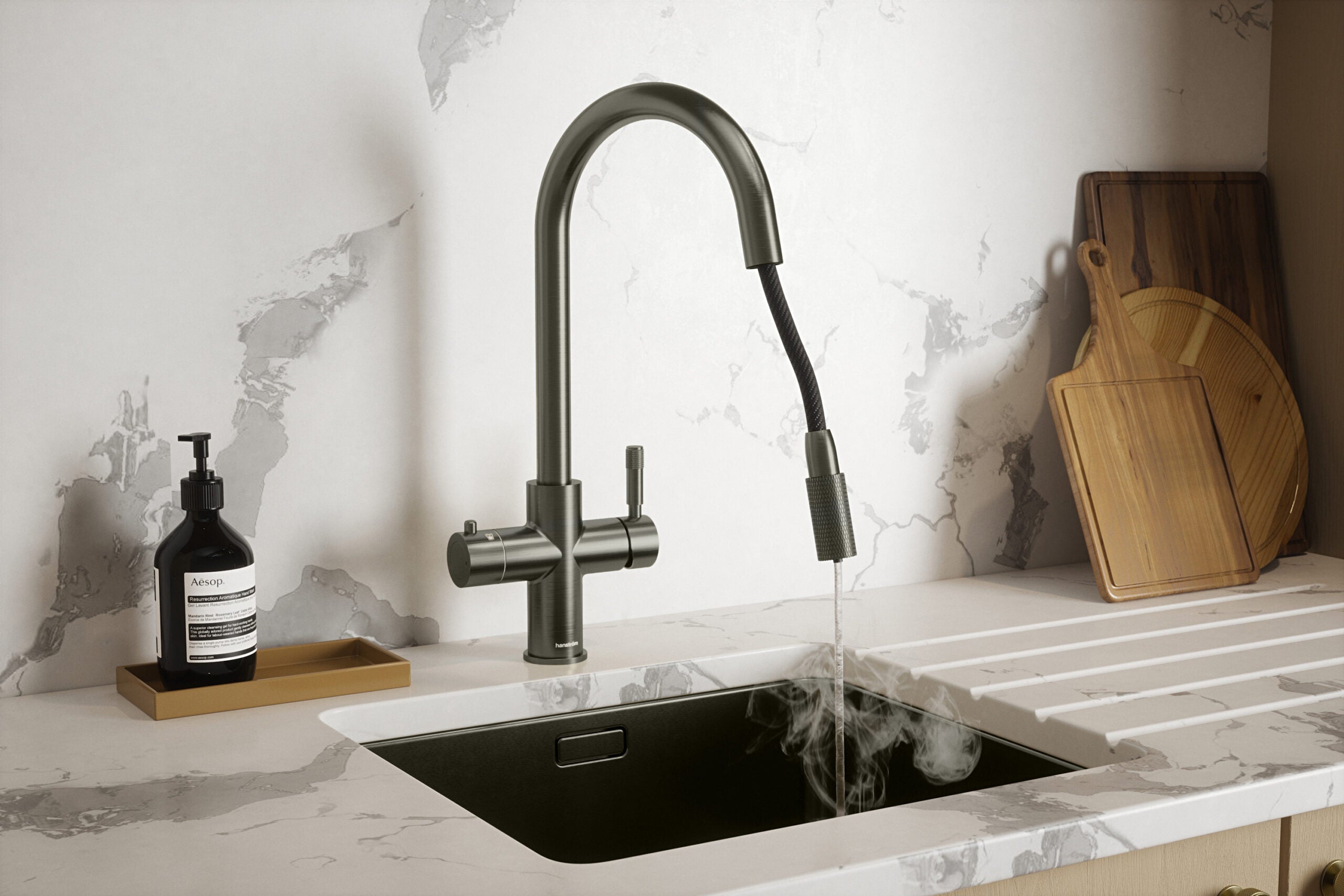 4-in-1 Hanström Flex Pro - Brushed Gunmetal