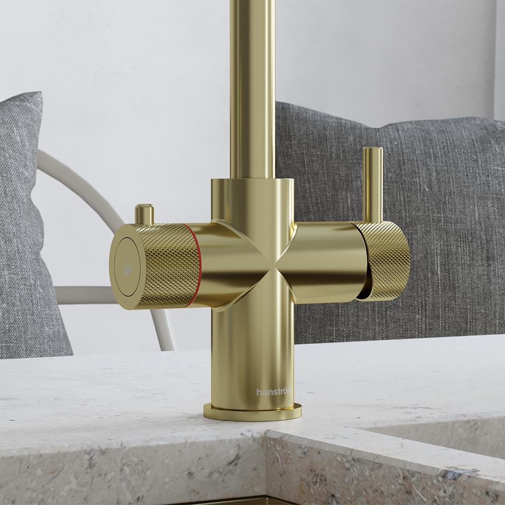3-in-1 Hanström Lunen Touch - Brushed Brass