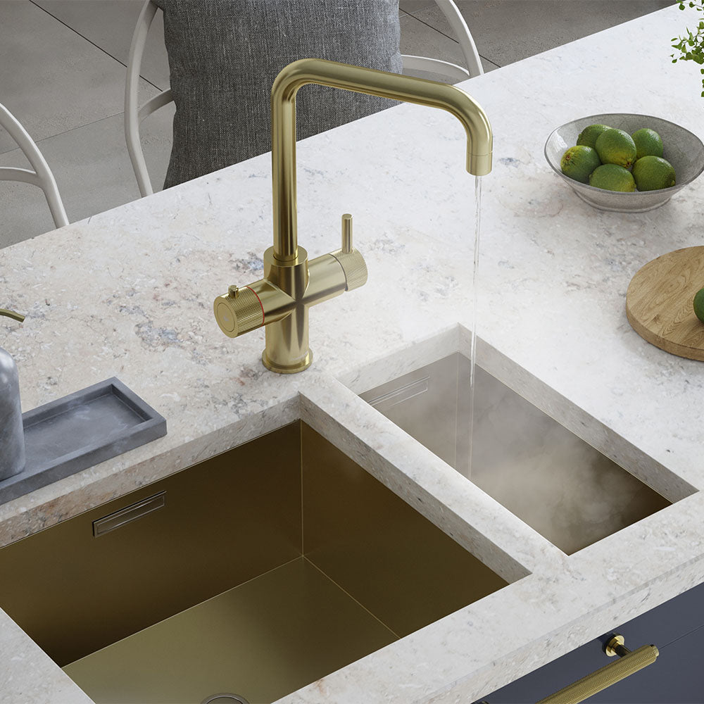 3-in-1 Hanström Lunen Touch - Brushed Brass