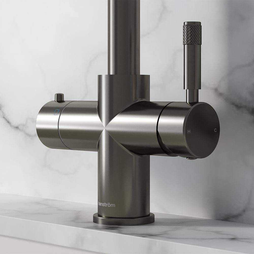 4-in-1 Hanström Saxan - Brushed Gunmetal