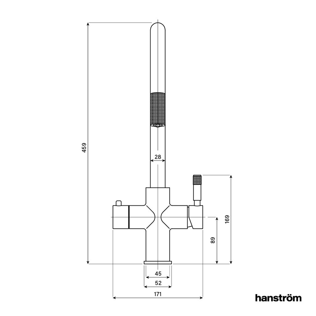 4-in-1 Hanström Flex Pro - Brushed Gunmetal