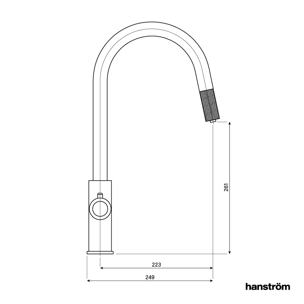 4-in-1 Hanström Flex Pro - Brushed Gunmetal