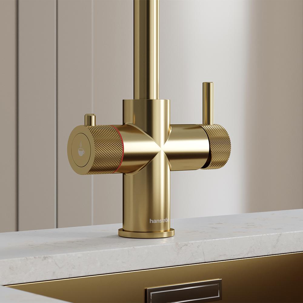 3-in-1 Hanström Ume Touch - Brushed Brass