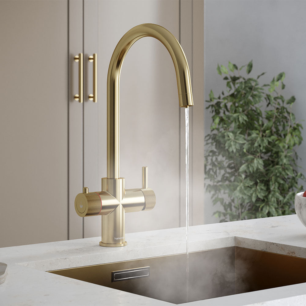 3-in-1 Hanström Ume Touch - Brushed Brass