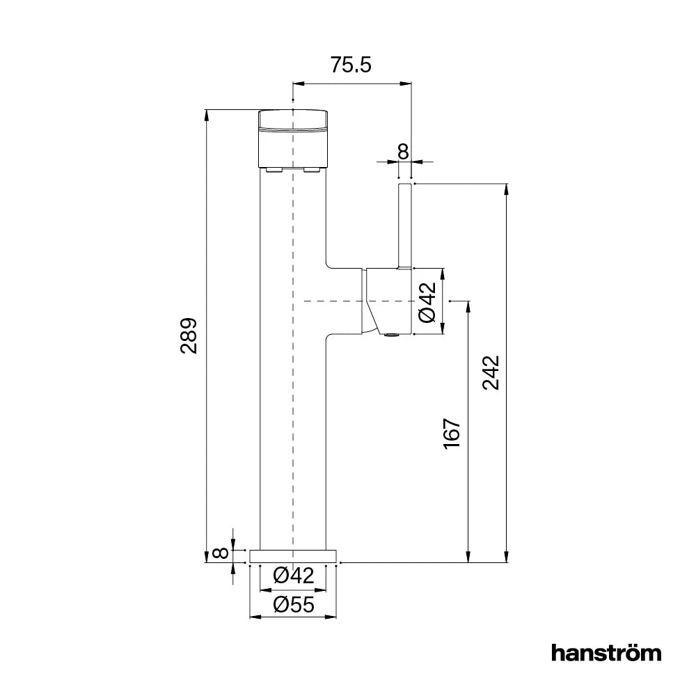 Image of Hanström Floran Brushed Nickel