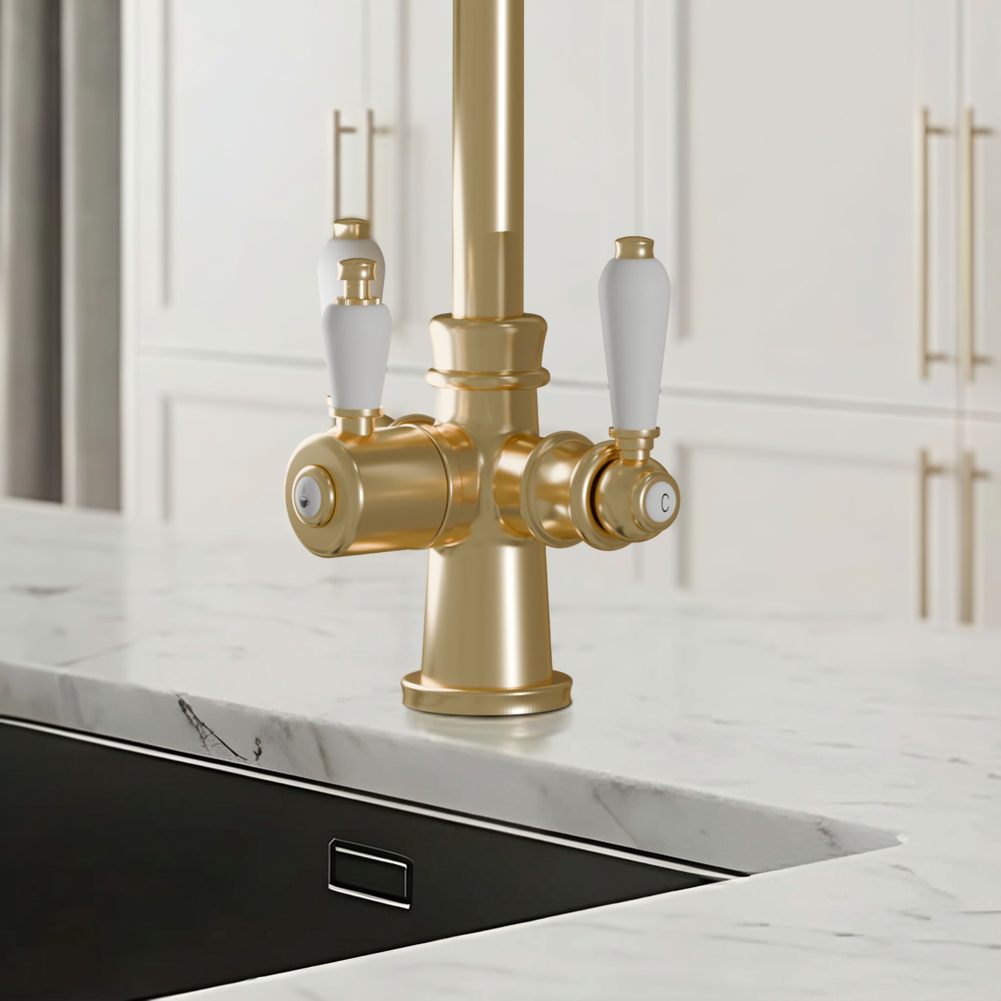 3-in-1 Fohen Holden Cruciform - Brushed Brass