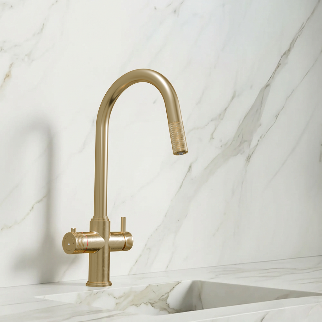 4-in-1 Fohen Kyros Pull Out - Brushed Brass