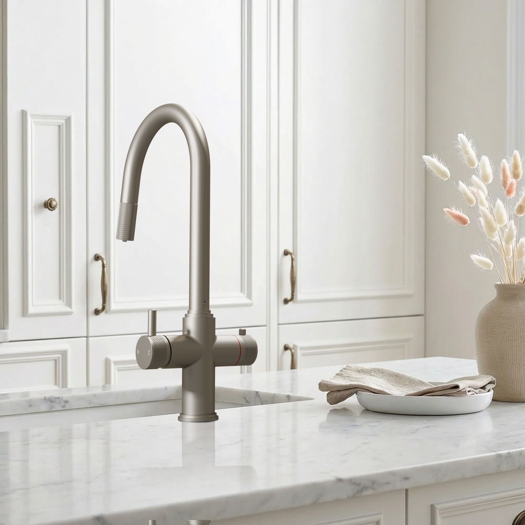 4-in-1 Fohen Kyros Pull Out - Brushed Nickel