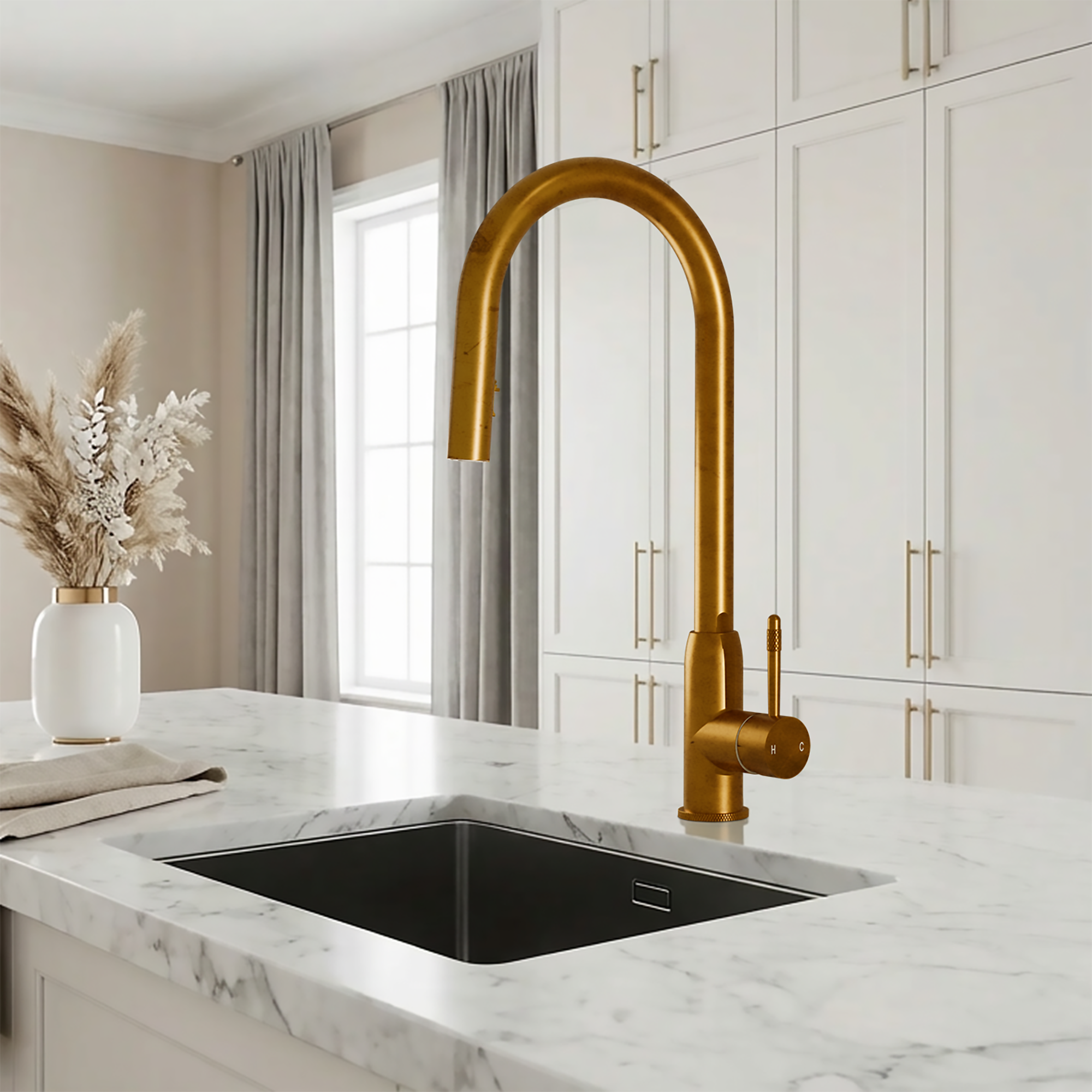 Image of Fohen Gera 2-in-1 Aged Brass