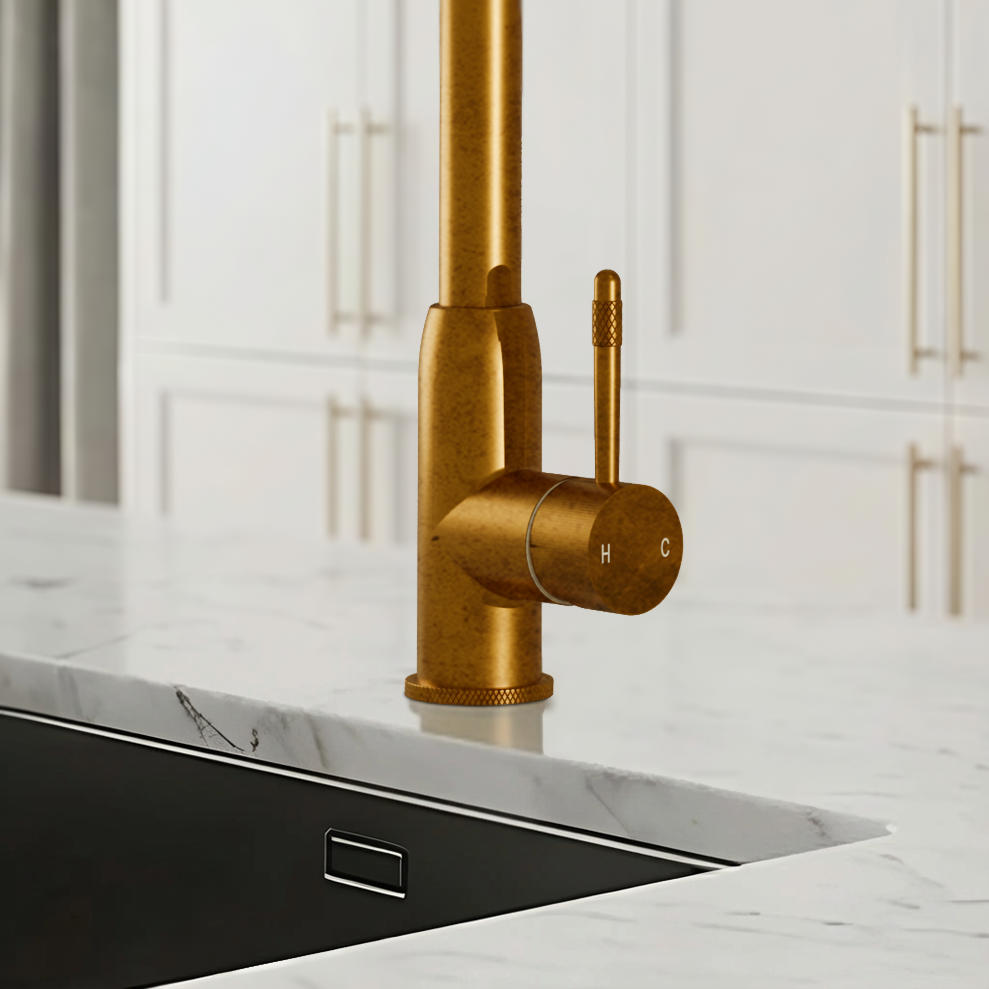 2-in-1 Fohen Lesse - Aged Brass