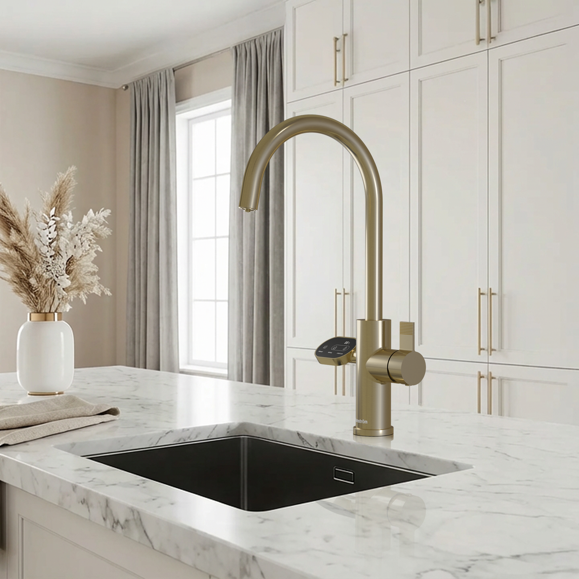 4-in-1 Hanström Nexa Digital - Brushed Brass