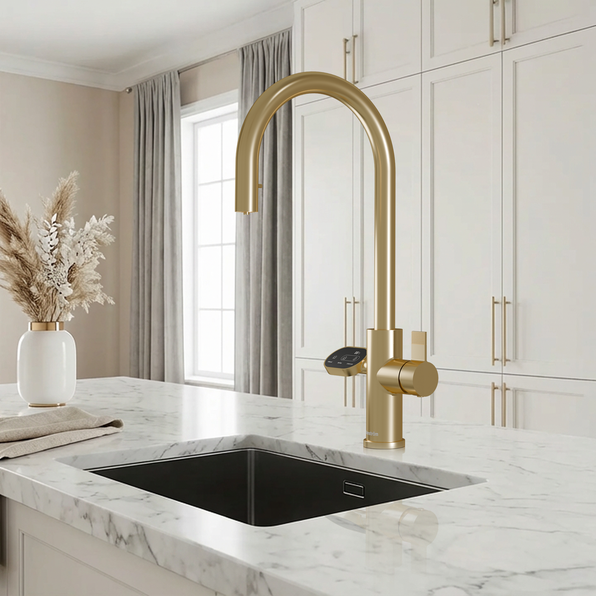4-in-1 Hanström Nexa Digital Pullout - Brushed Gold