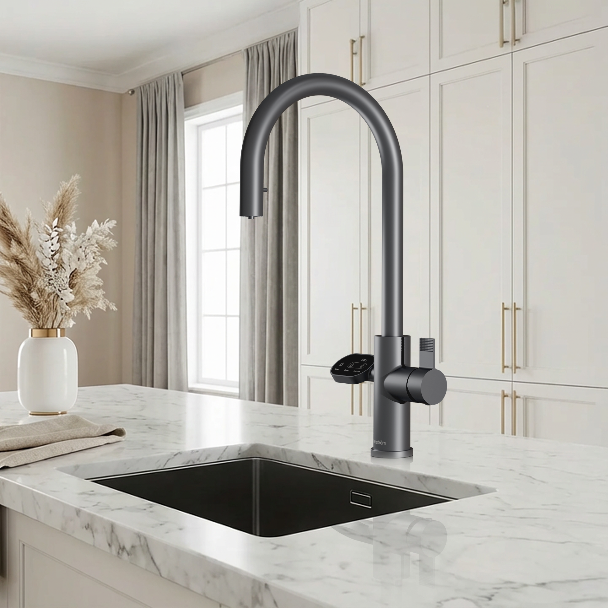 4-in-1 Hanström Nexa Digital Pullout - Brushed Gunmetal