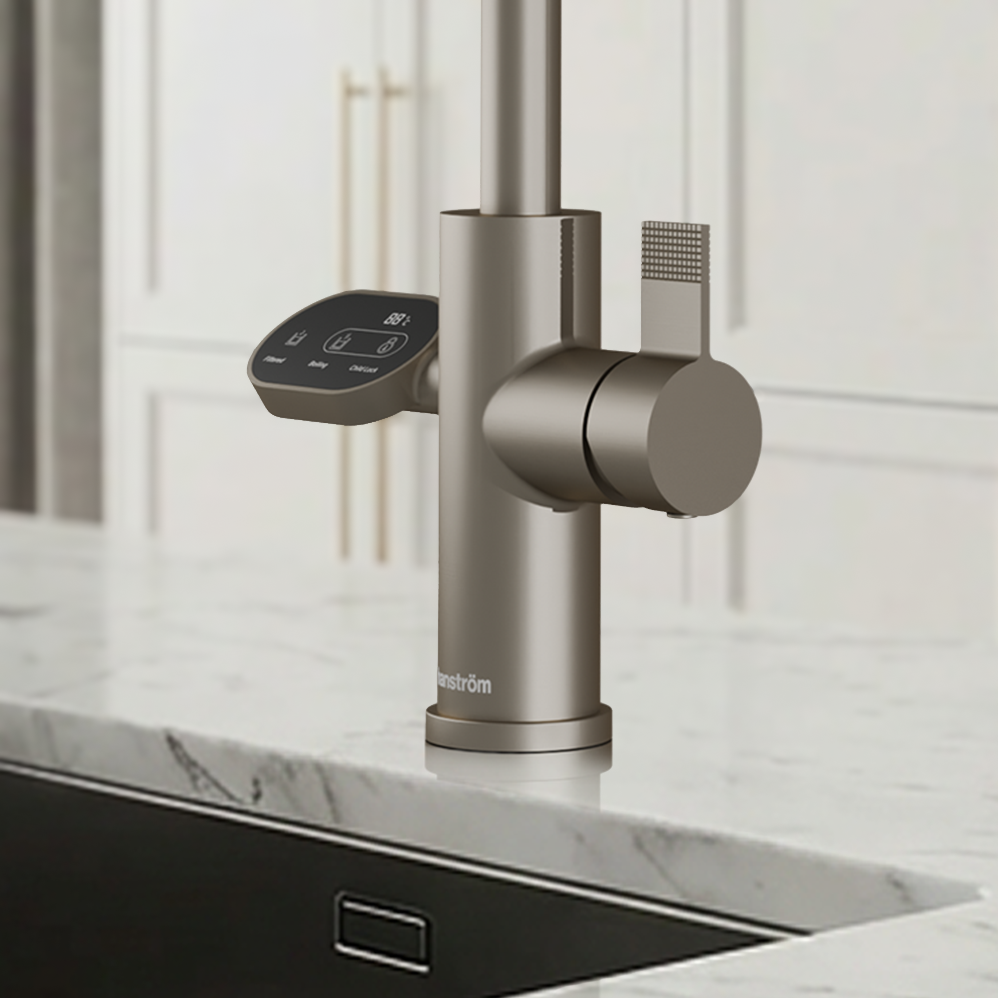 4-in-1 Hanström Nexa Digital - Brushed Nickel